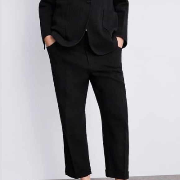 Zara Pants - NWT! Zara Black Dress Pants XL